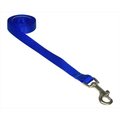 Fly Free Zone,Inc. 4 ft. Nylon Webbing Dog Leash; Blue - Extra Small FL511906